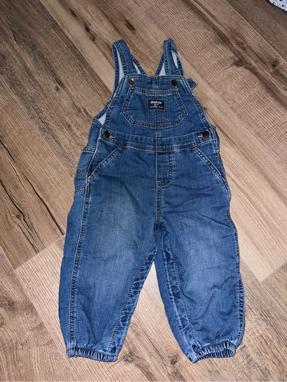 OshKosh B'gosh Light Blue Denim Overalls